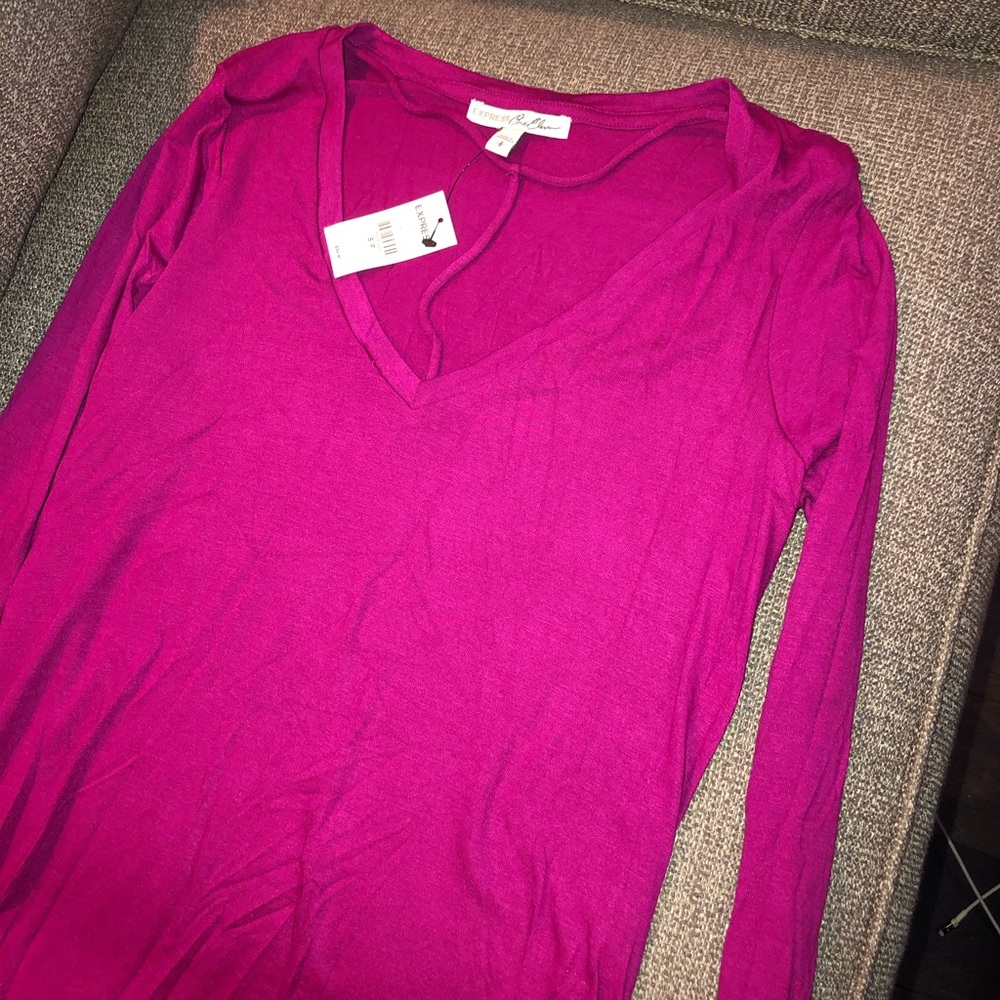 Express long sleeve size s